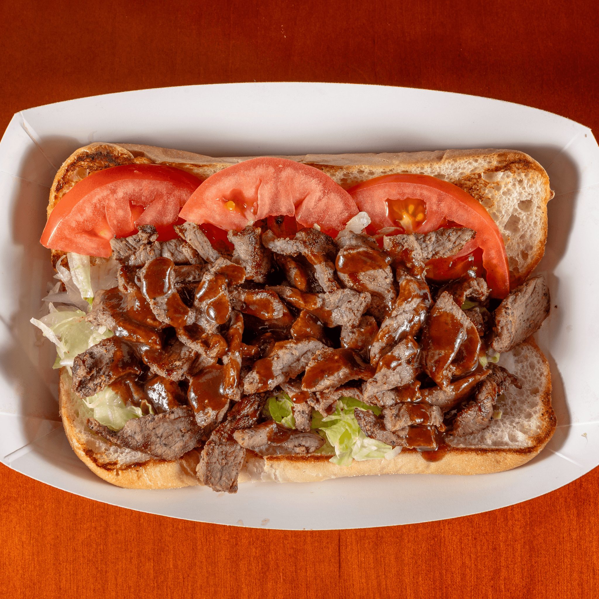 Steak Sandwich.
