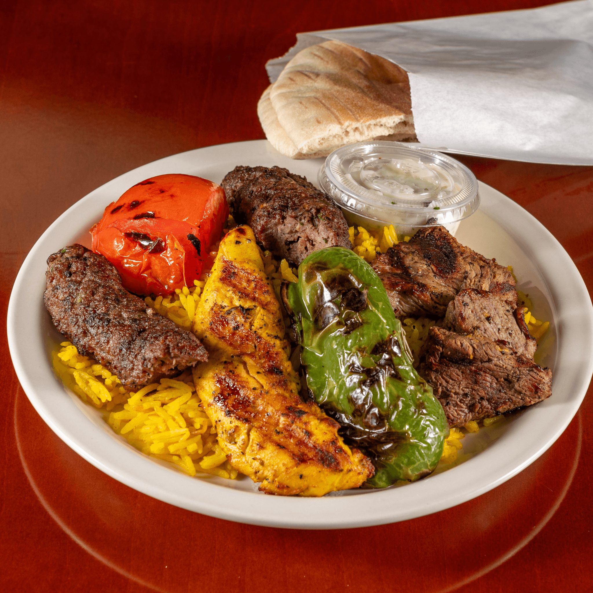 Cedar Mixed Grill Lunch.