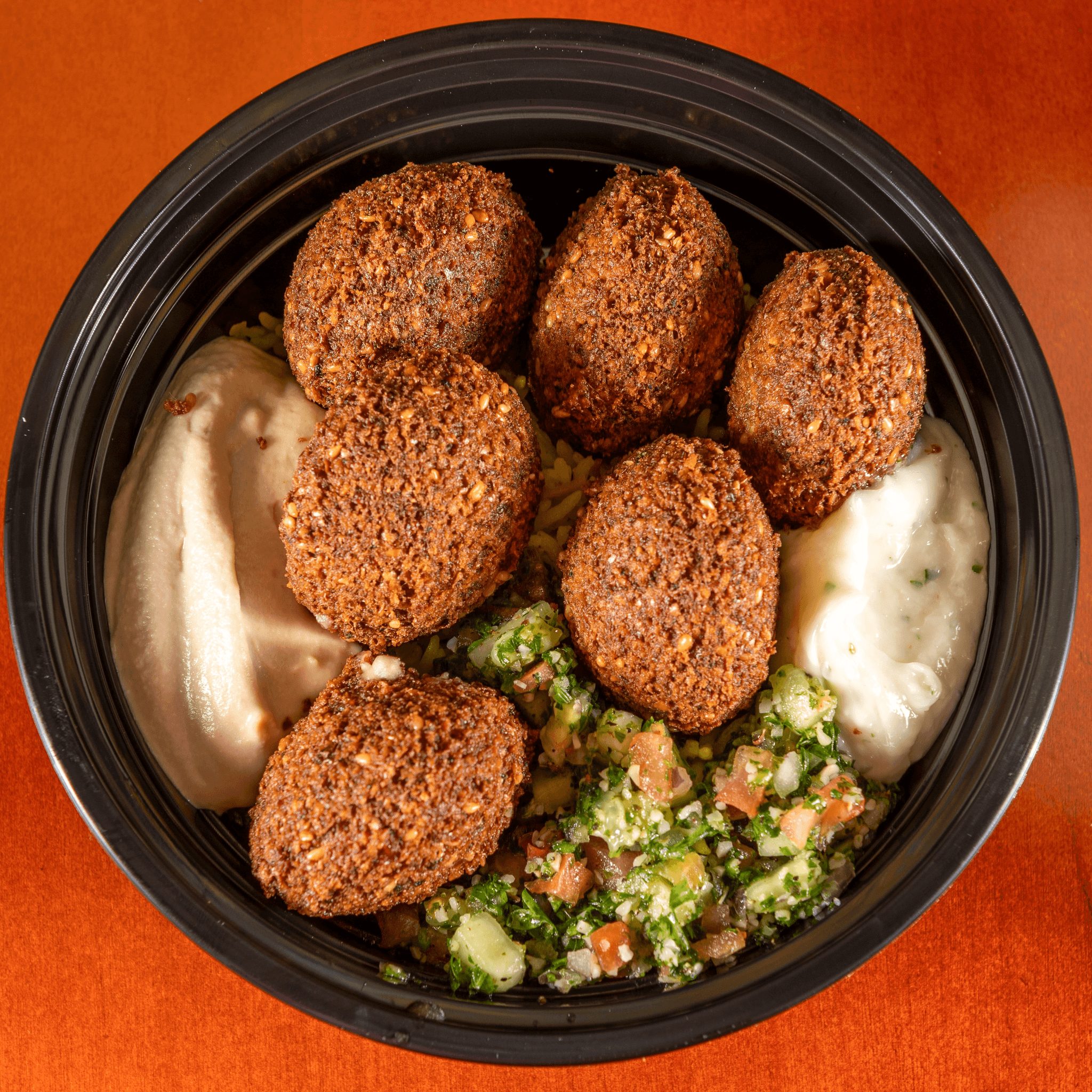 Falafel Mediterranean Bowl.