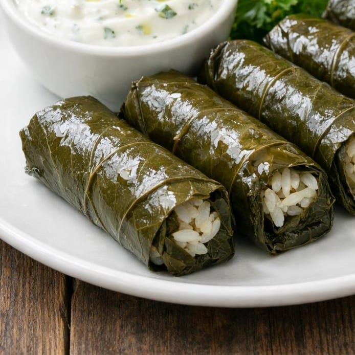 1\2 Order Grape Leaves.