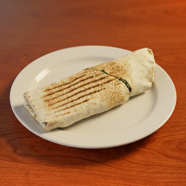 Super Deluxe Veggie Pita Wrap.