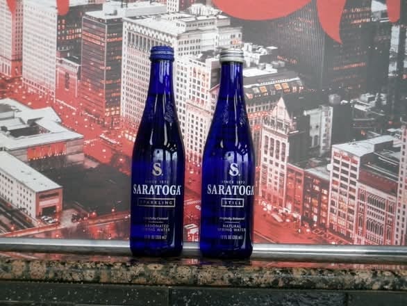 Saratoga Spring Water.